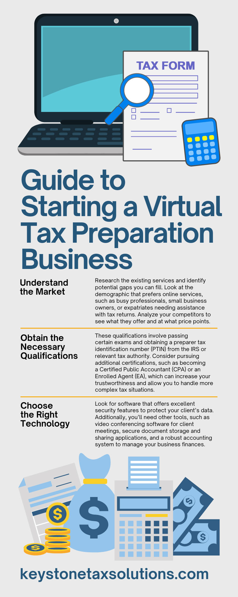 Guide to Starting a Virtual Tax Preparation Business
